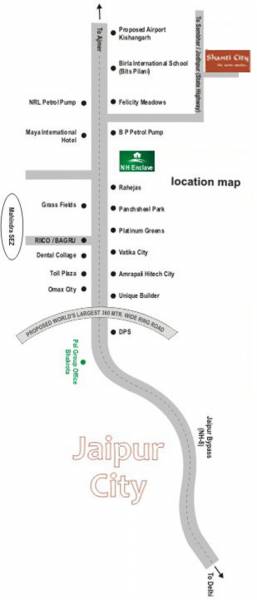 Images for Location Plan of Pal Shanti City Images for Location Plan of Pal Shanti City