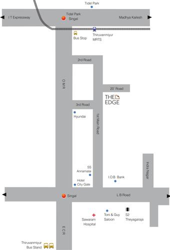  the-edge Images for Location Plan of Bhoomi The Edge