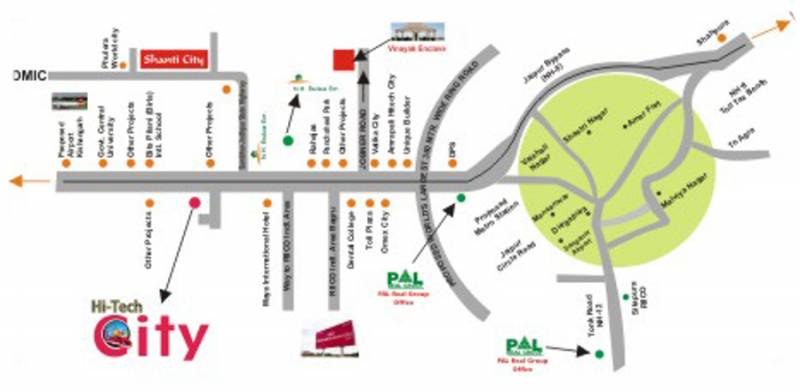 Images for Location Plan of Pal Real Group Hitech City