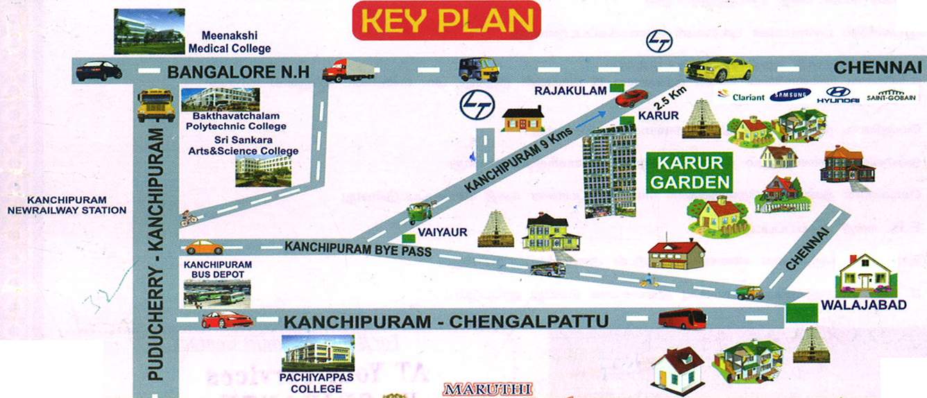 Images for Location Plan of Maruthi Karur Garden