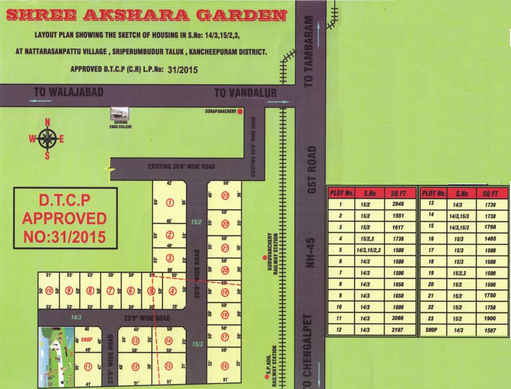 Images for Layout Plan of Maruthi Shree Akshara Garden