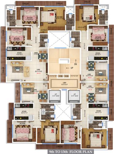 Images for Cluster Plan of Westin Bhavya Heights bhavya-heights Images for Cluster Plan of Westin Bhavya Heights