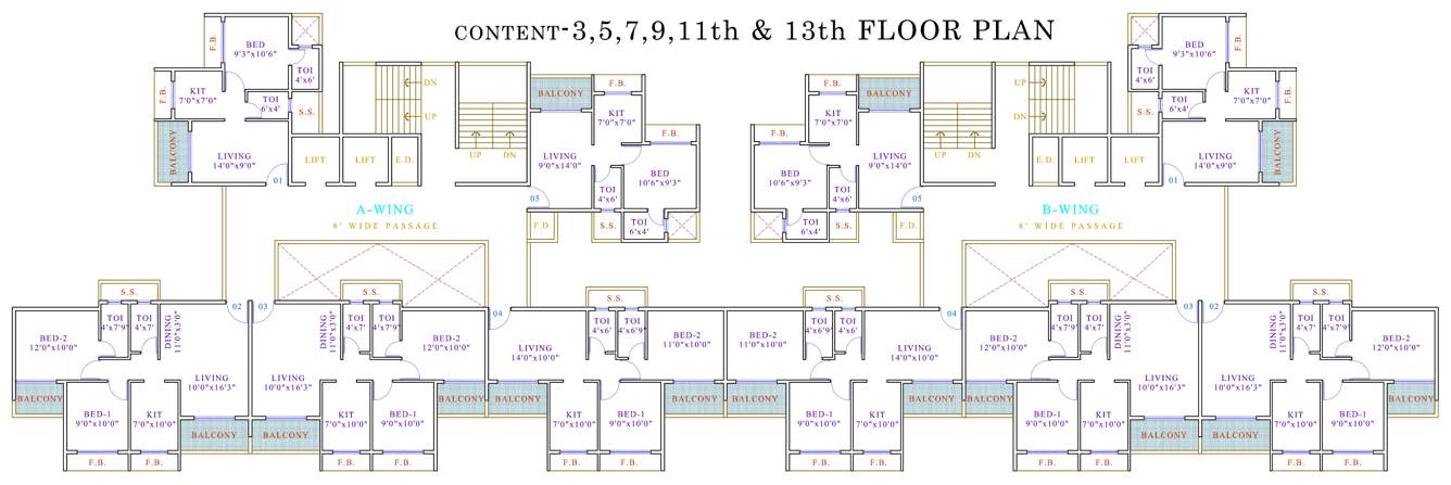  excelencia Images for Cluster Plan of Kamdhenu Lifespaces Excelencia