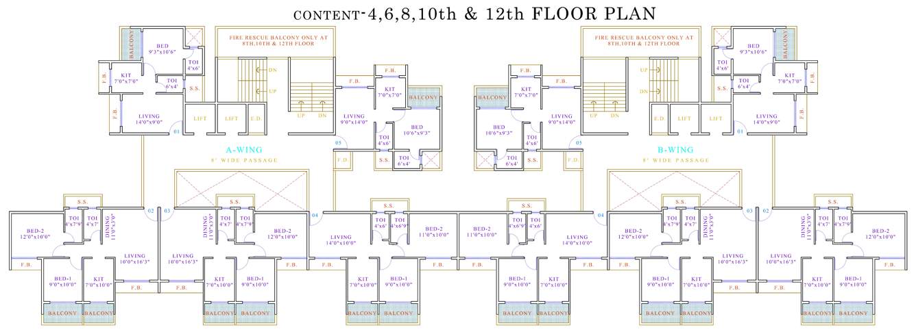  excelencia Images for Cluster Plan of Kamdhenu Lifespaces Excelencia