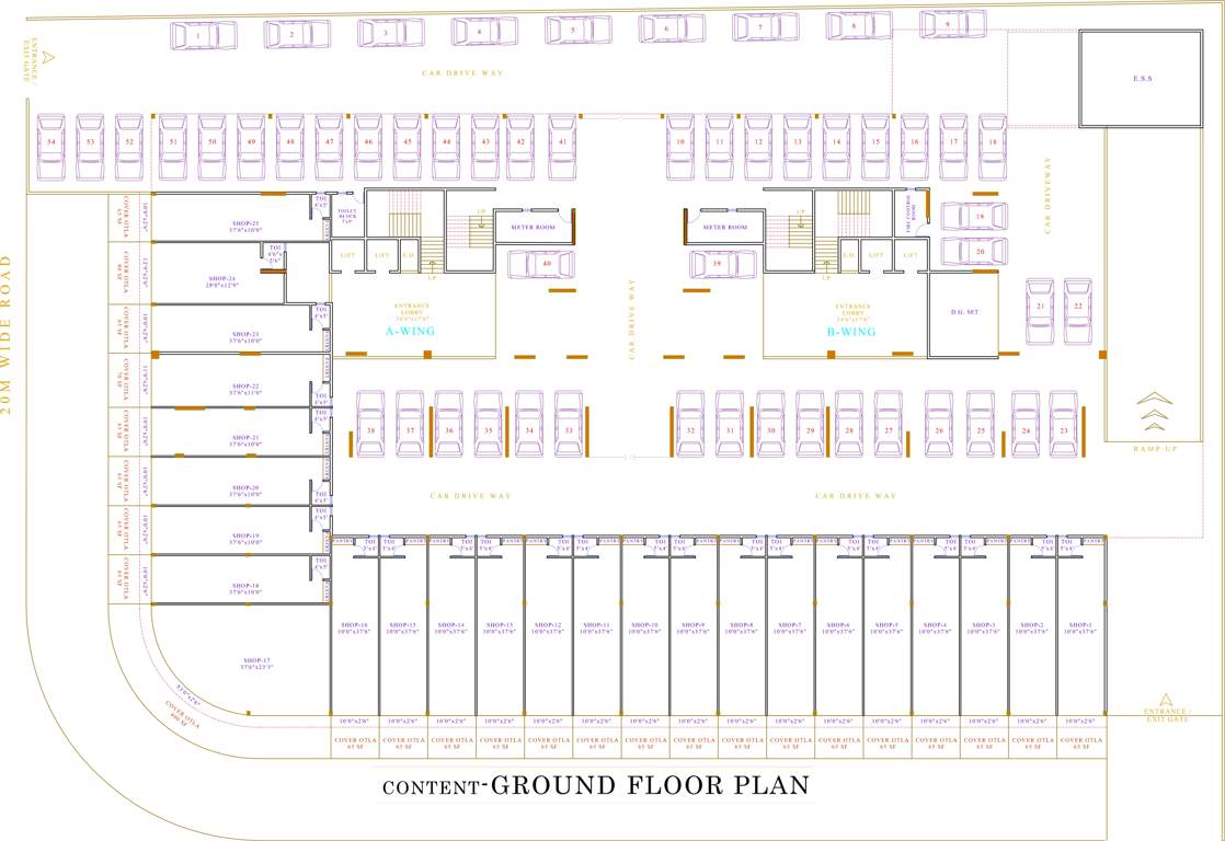  excelencia Images for Cluster Plan of Kamdhenu Lifespaces Excelencia