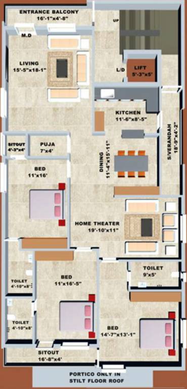 Images for Cluster Plan of Sri Fountainhead