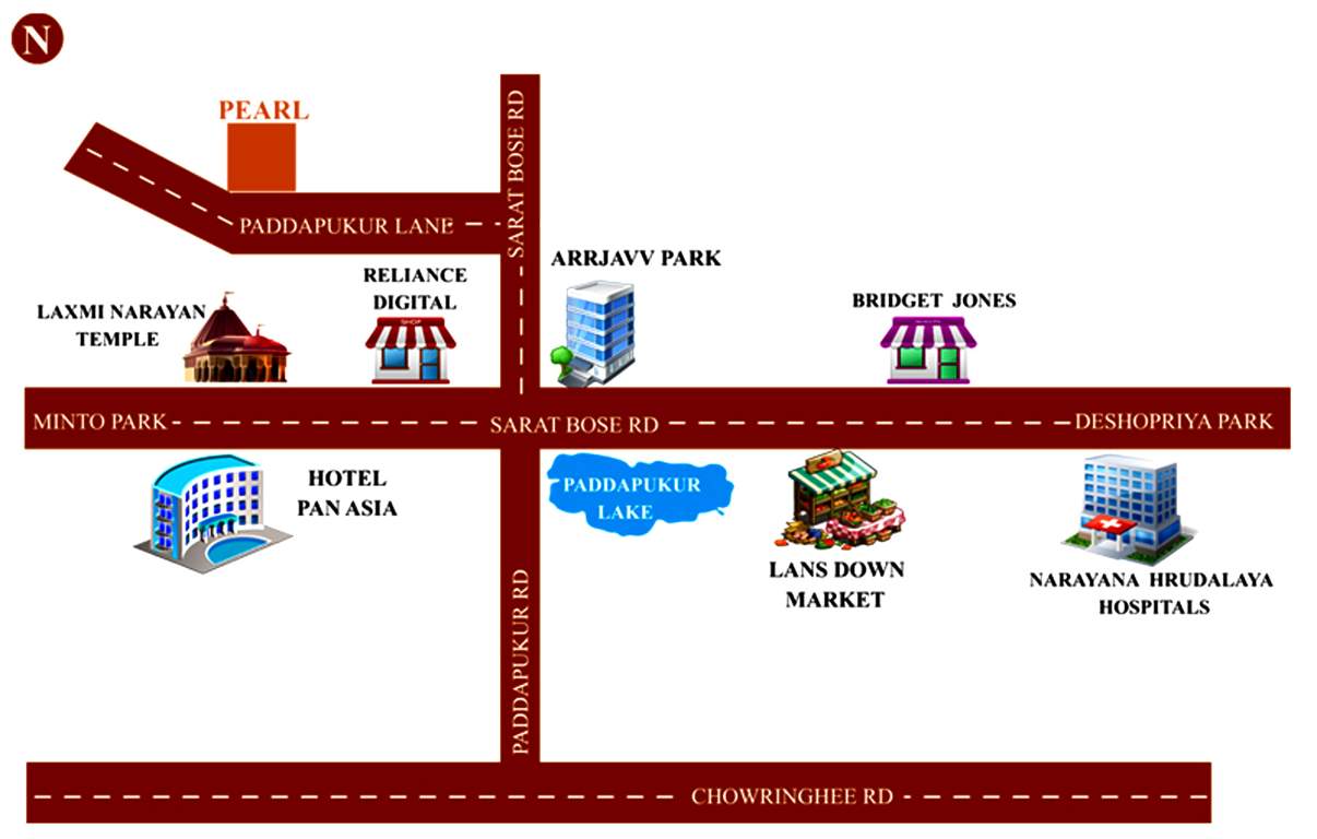 pearl Images for Location Plan of Arrjavv Pearl