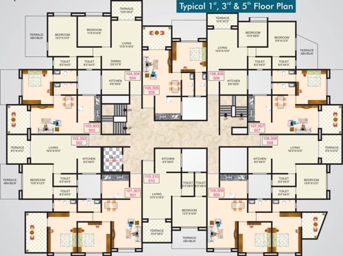 Images for Cluster Plan of Sonigara Opal opal Images for Cluster Plan of Sonigara Opal