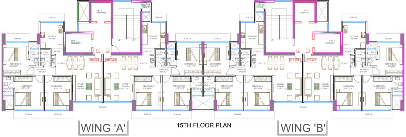 Images for Cluster Plan of Surya Group Of Companies SBI Staff Co Opertive Housing Society Gokul Dream