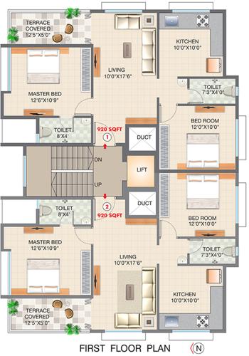 Images for Cluster Plan of Advait Vaishnavi Apartments Images for Cluster Plan of Advait Vaishnavi Apartments
