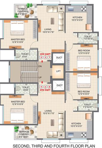 Images for Cluster Plan of Advait Vaishnavi Apartments Images for Cluster Plan of Advait Vaishnavi Apartments