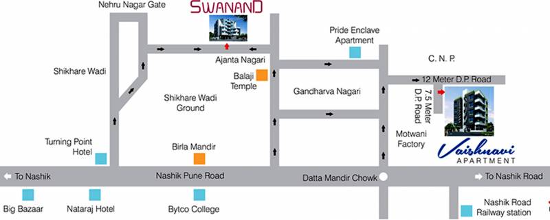 Images for Location Plan of Advait Vaishnavi Apartments