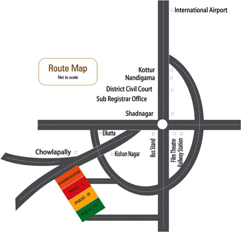 Images for Location Plan of Suvarnabhoomi Suvarnakutterr Phase IV