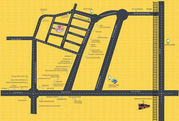 Images for Location Plan of Greenway Saptarishi Images for Location Plan of Greenway Saptarishi
