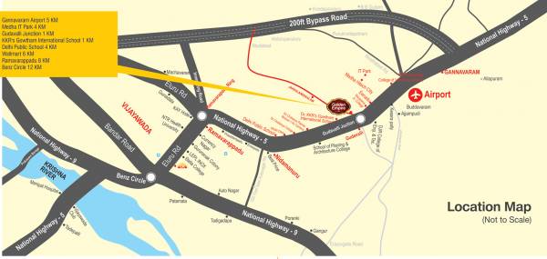 Images for Location Plan of Chaitanya Golden Empire