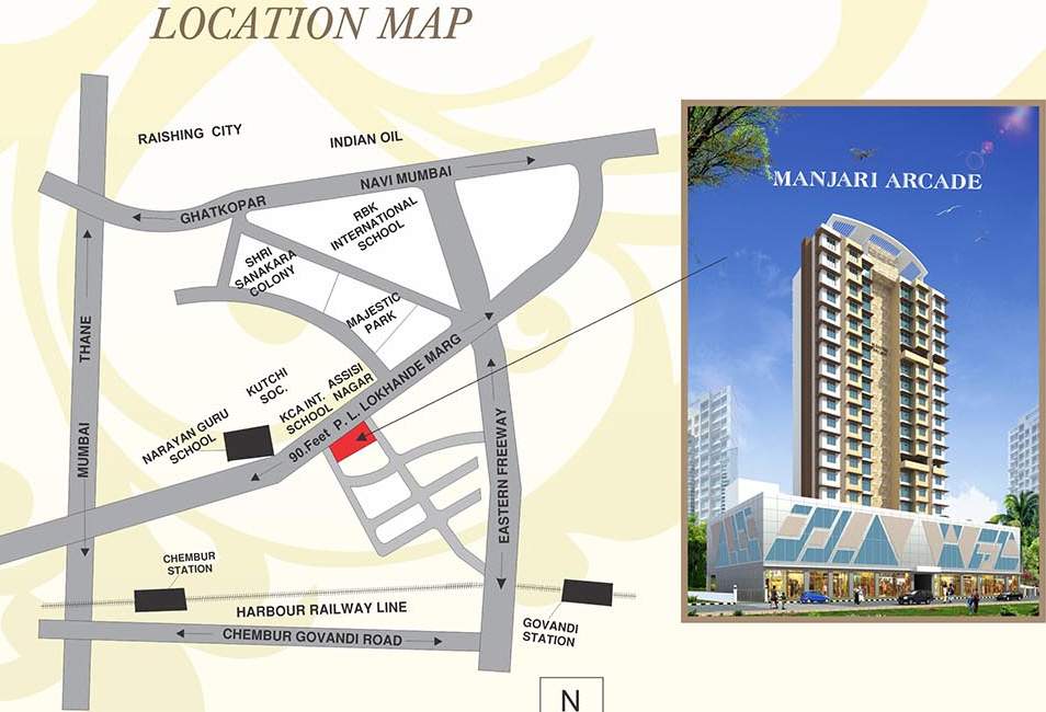 manjari arcade Images for Location Plan of Jyoti Manjari Arcade