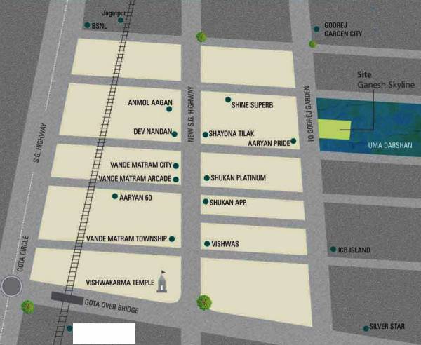 Images for Location Plan of Skyline Ganesh Skyline