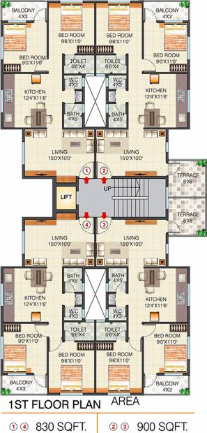 Images for Cluster Plan of Advait Ekdhant Apartment