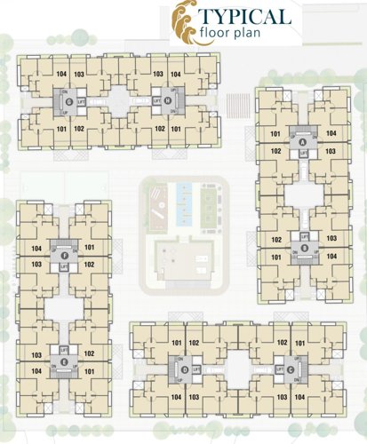 Images for Cluster Plan of Hindva Builders Paradise