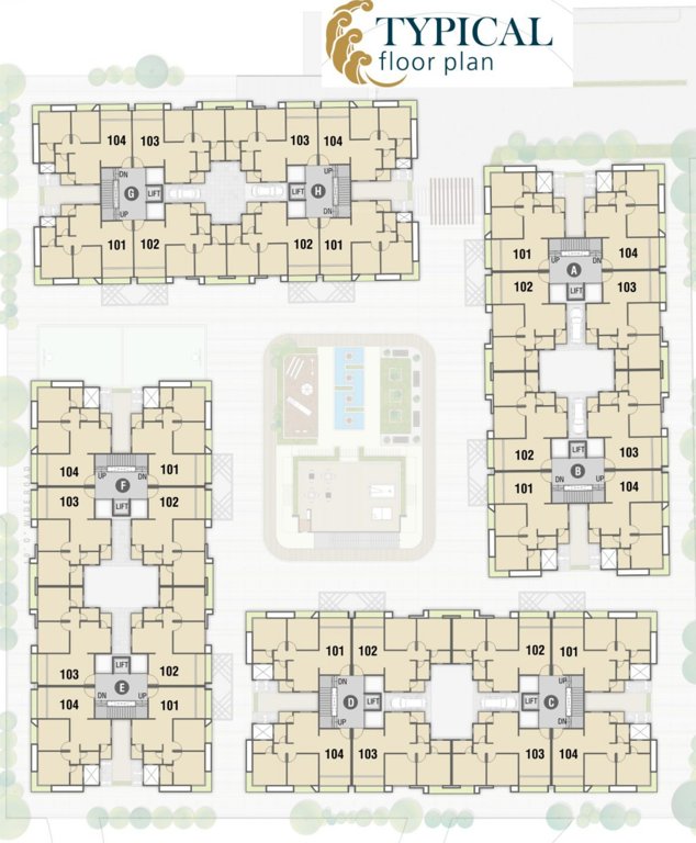 Images for Cluster Plan of Hindva Builders Paradise