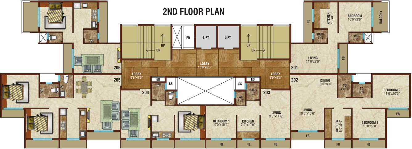 Images for Cluster Plan of Balaji Construction Balaji Sparsh