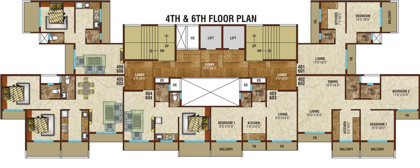 Images for Cluster Plan of Balaji Construction Balaji Sparsh