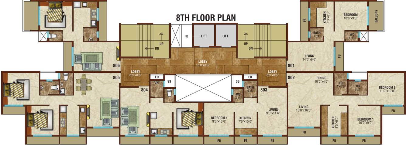 Images for Cluster Plan of Balaji Construction Balaji Sparsh