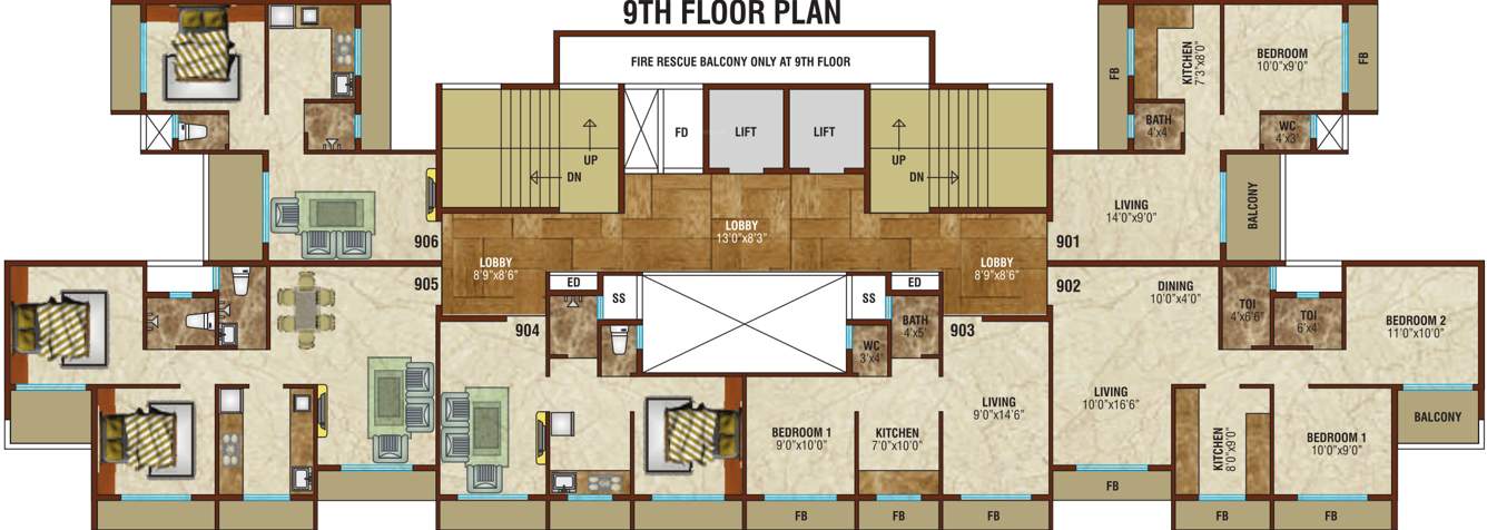 Images for Cluster Plan of Balaji Construction Balaji Sparsh