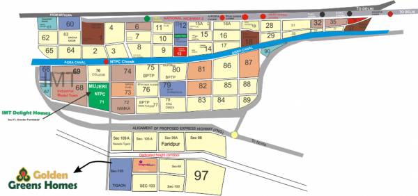 Images for Location Plan of PropZone Golden Greens Homes