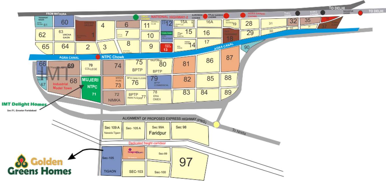 Images for Location Plan of PropZone Golden Greens Homes