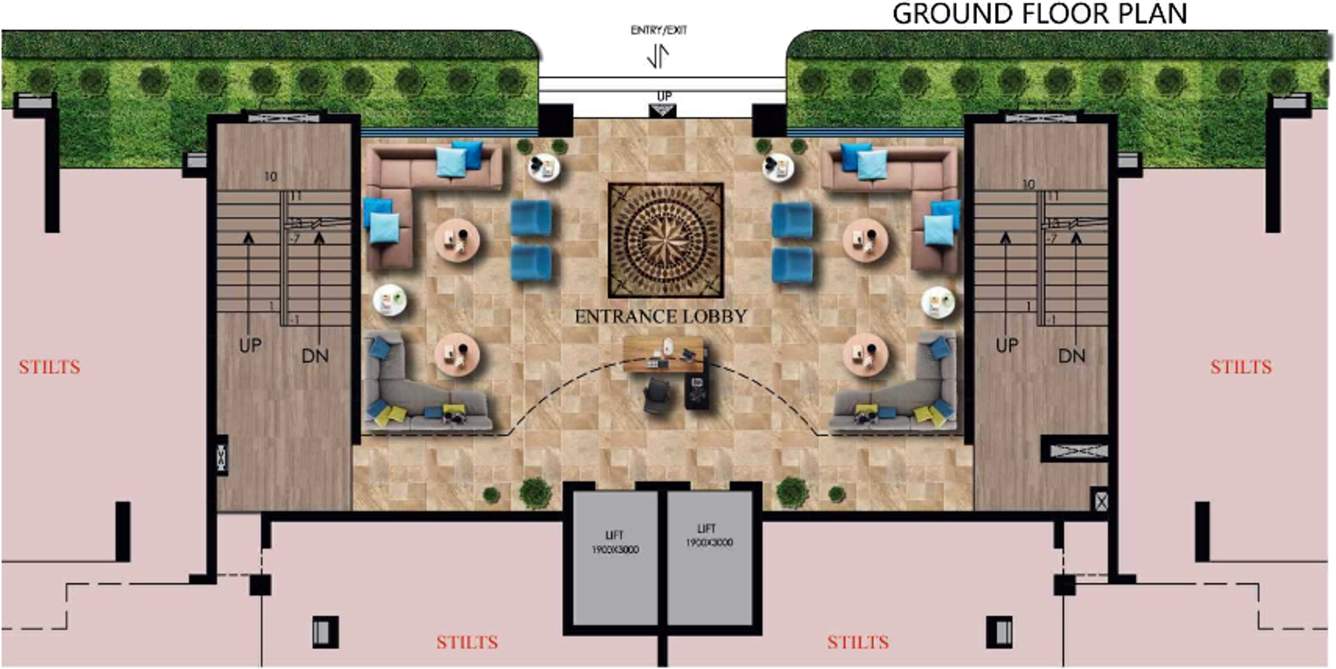  grand view Images for Cluster Plan of Antriksh Grand View