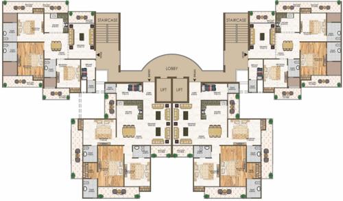 Images for Cluster Plan of Antriksh Grand View grand-view Images for Cluster Plan of Antriksh Grand View