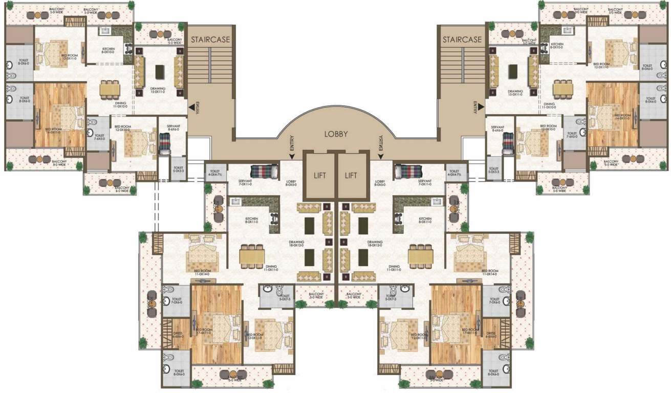  grand view Images for Cluster Plan of Antriksh Grand View