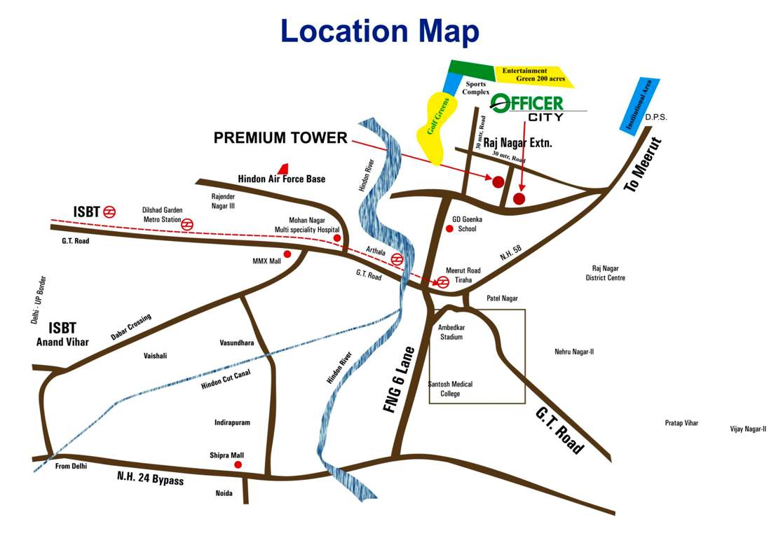 premium tower Images for Location Plan of Windsor Premium Tower
