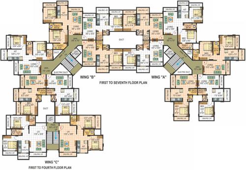 Images for Cluster Plan of Shiv Developer Mumbai Shiv Residency residency Images for Cluster Plan of Shiv Developer Mumbai Shiv Residency