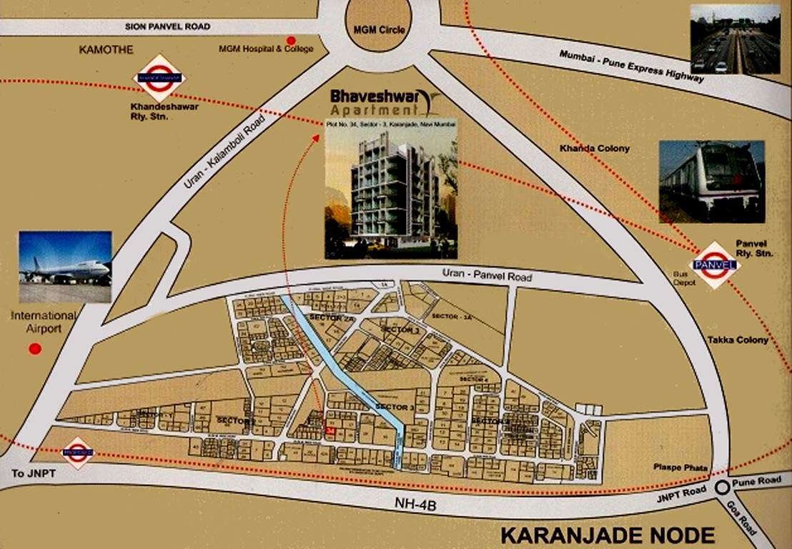  bhaveshwar apartment Location Plan
