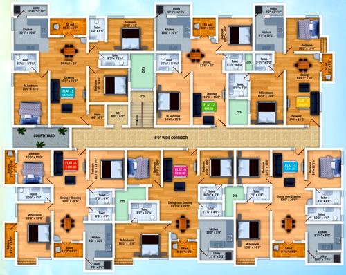  brindhavan Images for Cluster Plan of  Brindhavan