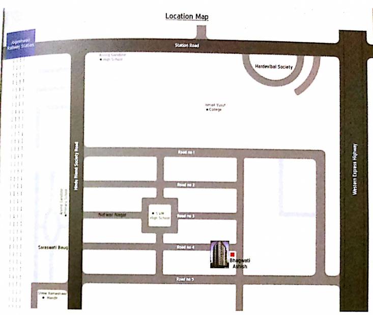  bhagwati-ashish Images for Location Plan of Karmvir Bhagwati Ashish