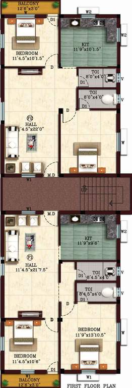 Images for Cluster Plan of Sri Medavakkam Flats