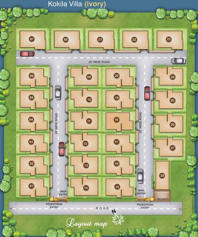  kokila ivory Images for Layout Plan of SB Kokila Ivory