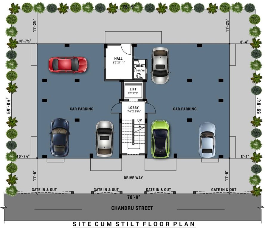 Images for Cluster Plan of Ramaniyam Real Estates Kauveri