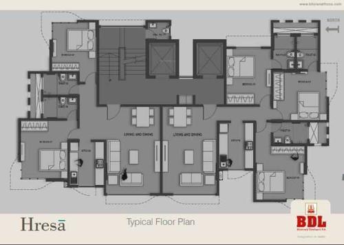  hresa-sainagar-apartment-pvt-ltd HRESA Cluster Plan