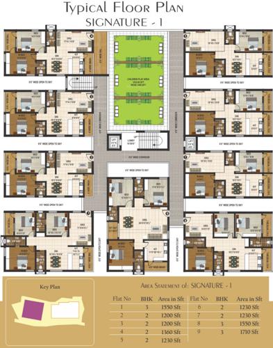  signature-1 Images for Cluster Plan of Tirtha Signature 1