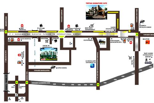  signature-1 Images for Location Plan of Tirtha Signature 1