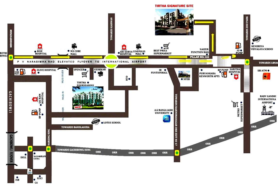  signature 1 Images for Location Plan of Tirtha Signature 1