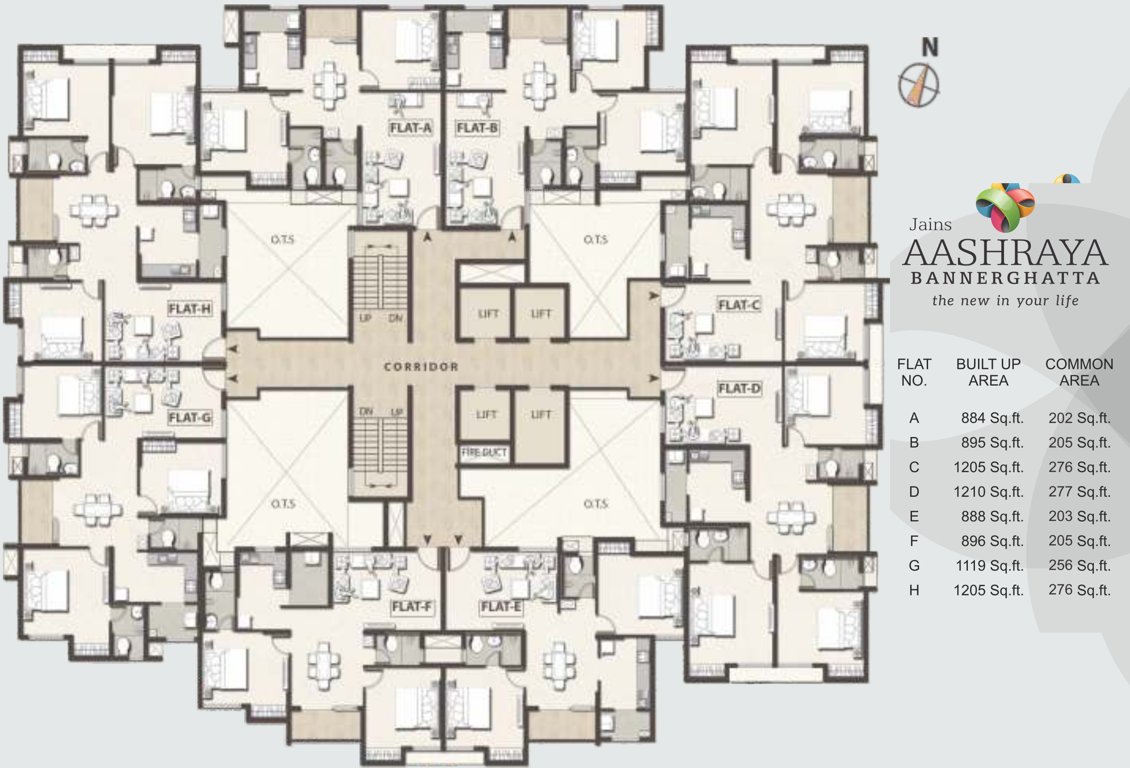  aashraya Images for Cluster Plan of Jain Aashraya