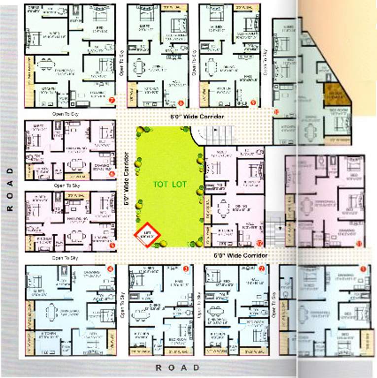 Images for Cluster Plan of NDR Sri Sai Krupa Towers