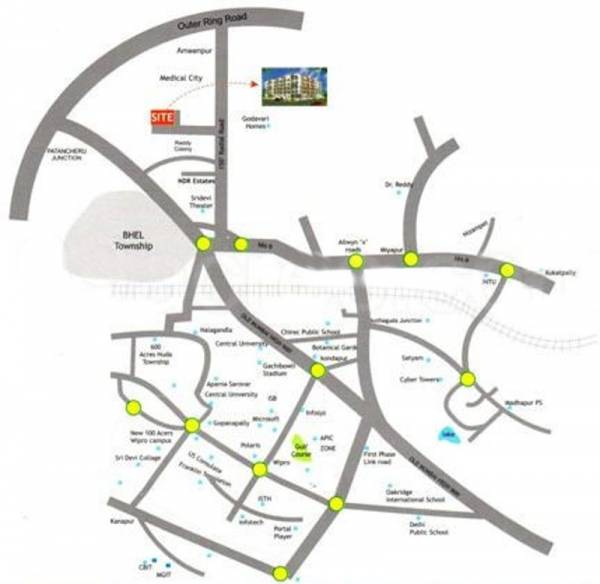 Images for Location Plan of NDR Sri Sai Krupa Towers