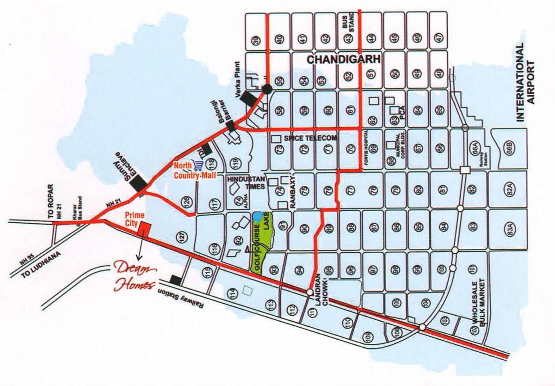 prime city Location Plan