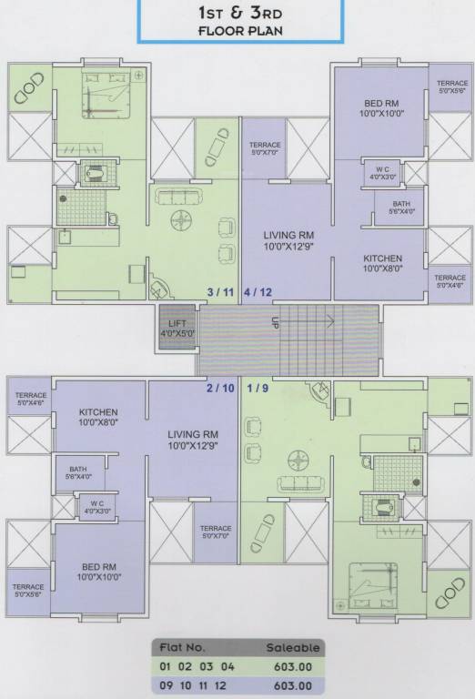  sumeru corner Sumeru Corner 1st & 3rd Floor Cluster Plan